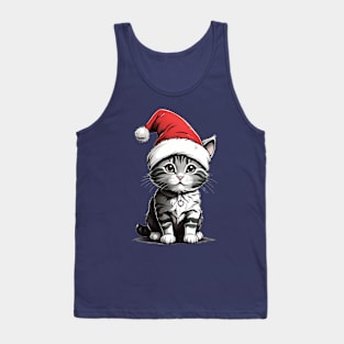 Meowy Christmas Tank Top